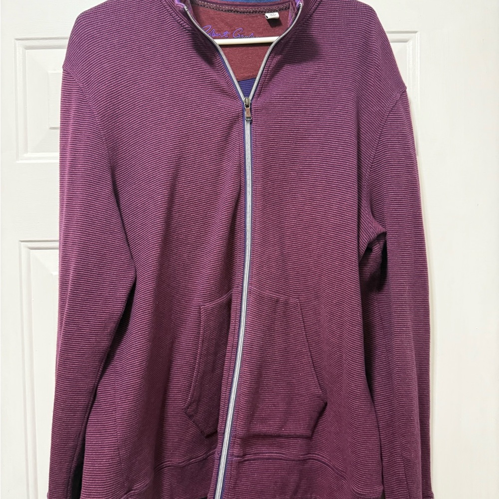 Robert Graham Striped Zip Hoodie